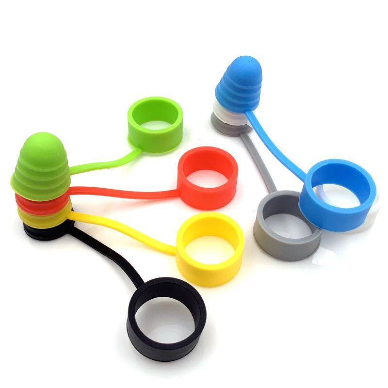 Vape Band Silicone - Vmiss-ソフトシリコンドリップキャップ,510 rdaマウスピース用ダストキャップ,バッチあたり5個