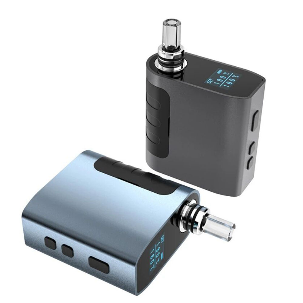 Vaping Area - NIU PRO 温度制御ドライハーブベポライザーキット、1400mAhバッテリー、タバコハーブ喫煙デバイス、OLEDスクリーン、ベイプボックスモッド、ベイパー