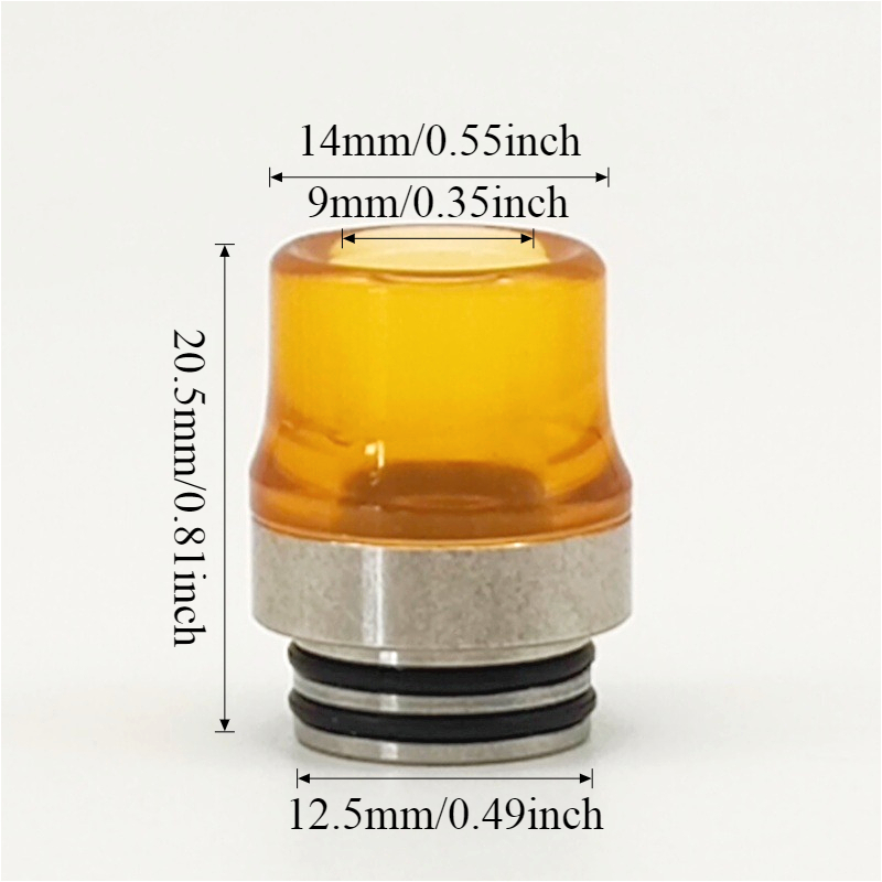 1Pc 810 ワイドボアドリップチップ、底部穴フィルター付 - Drip Tip Resin のレビューと価格
