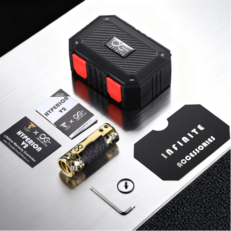 オリジナル ThunderCloud Hyperion V2 - Vape Battery 18650 のレビューと価格